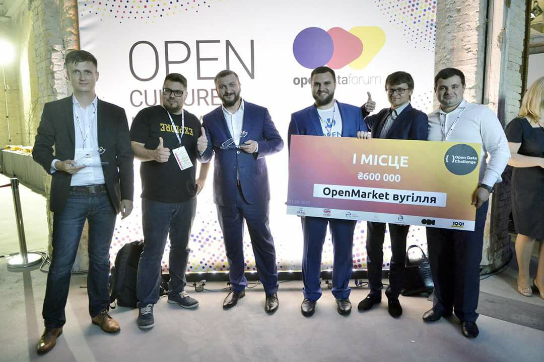 OpenMarket (CЕТАМ) став переможцем Всеукраїнського конкурсу проектів Open Data Challenge - Photo