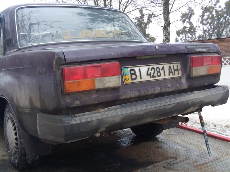 Колісний транспортний засіб: легковий седан, марка ВАЗ, модель 2107 СПГ ...