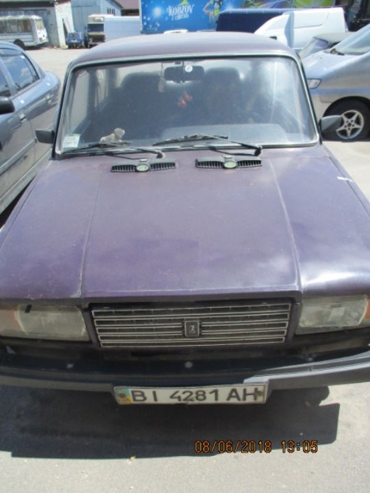 Колісний транспортний засіб: легковий седан, марка ВАЗ, модель 2107 СПГ ...