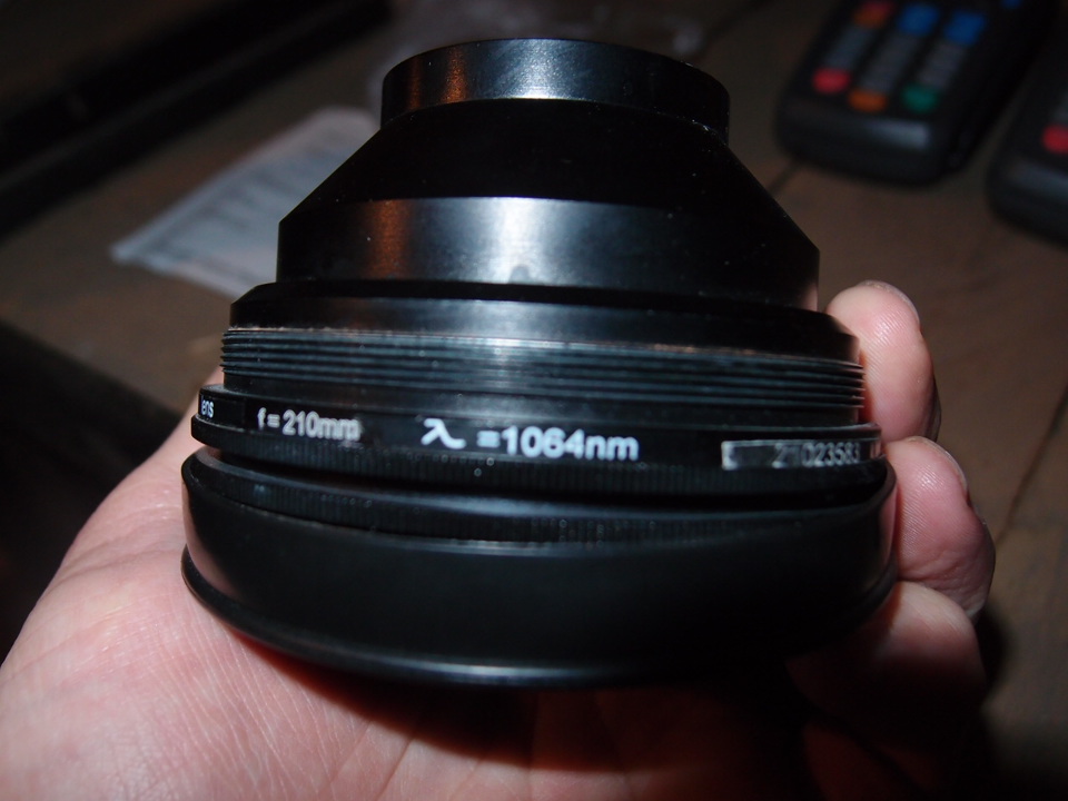 Лінза F-Theta Lens f-210mm № 21023583, 1 шт.