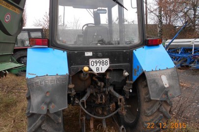 Трактор колісний Беларус-892, 2011 року випуску, заводський № 90814305, двигун № 584992, шасі № 662918, ДНЗ: 09988 ВІ
