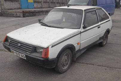 Легковий автомобіль ЗАЗ 110206, 1991 року випуску, державний номер АР1517АО, білого кольору, VIN №ХТЕ110206М0074332