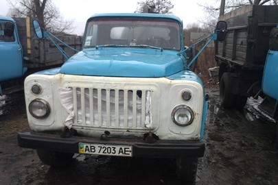 Автомобіль ГАЗ 53А, синього кольору, 1984 року випуску, № шасі: 854192, ДНЗ АВ7203АЕ