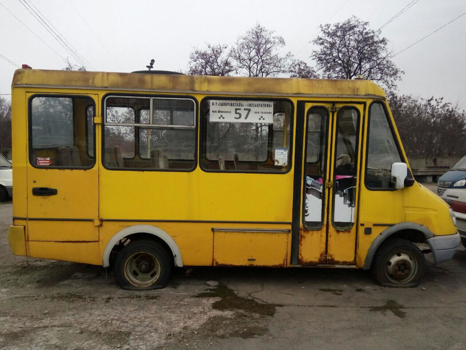 Автобус пасажирський БАЗ 22154 СПГ, державний номер АР8758ВВ, жовтого кольору, 2007 року випуску, кузов (шасі, рама)  №33020070480718 (Y6P2215408P000597)