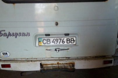 Пасажирський ГАЗ 2217, реєстраційний номер СВ 4976 ВВ, номер кузова 221700Y0040438, білого кольору, 2000 року випуску
