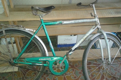 Велосипед "Славутич" зеленого кольору
