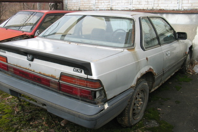 Автомобіль Honda Prelude, 1987 року випуску, ДНЗ 04916ВО, № кузова: JHMAAB5230C400190