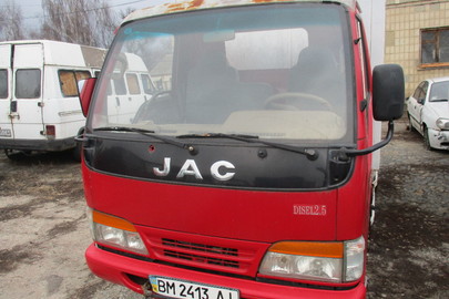 Автомобіль JAC HFC1020K (фургон ізотермічний-В), 2007 р.в., реєстраційний номер ВМ2413АІ, кузов № LJ11KAAB886000269