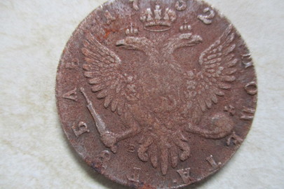 Монета номіналом "1 рубль", 1752 року випуску, 1 шт.