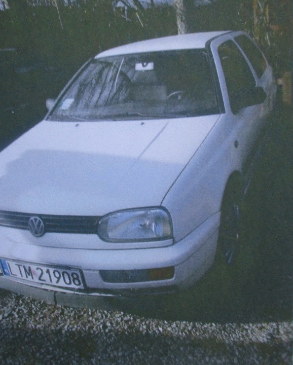 Автомобіль марки VOLKSWAGEN Golf, реєстраційний номер LTM21908, № куз. WVWZZZ1HZVP106562, 1996 року випуску, білого кольору, об'єм двигуна 1896 см.куб., дизель