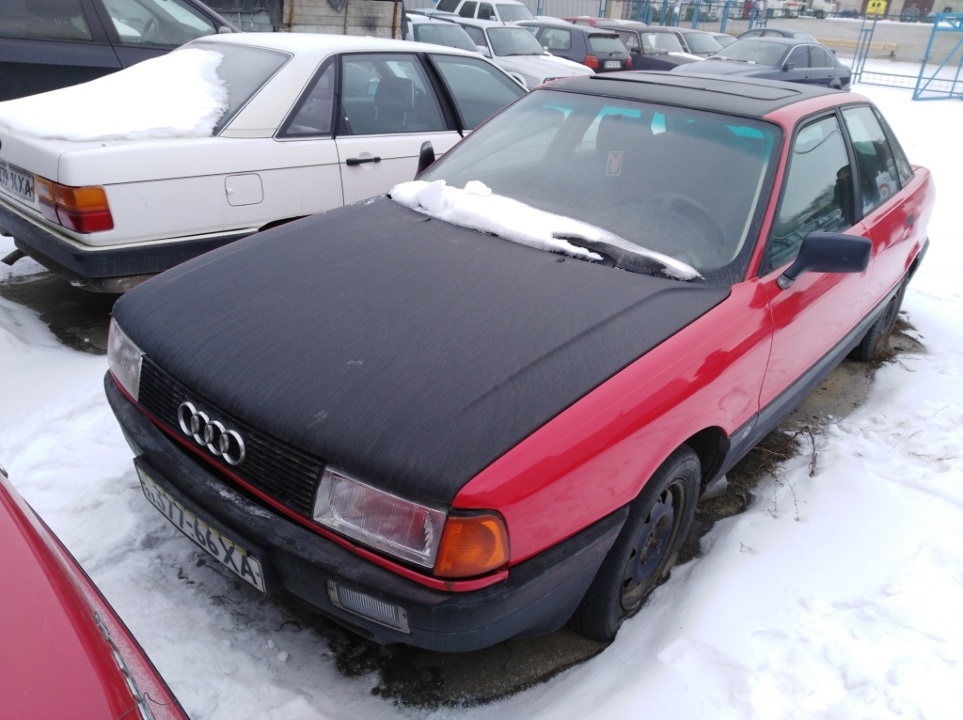 Легковий автомобіль AUDI 80 д.н.з. 377-66ХА,1990р.в., WAUZZZ8AZLA052732