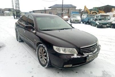 Легковий автомобіль  HYUNDAI GRANDEUR, державний номер АР5438ВЕ, 2008 року випуску, коричневого кольору, кузов №KMHFC41DP8A291010