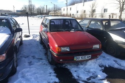 Транспортний засіб марки FORD Fiesta, 1986 року випуску, червоного кольору, ДНЗ ВО1032АМ, № кузова VS6BXXWPFBGL69629