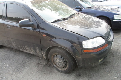 Колісний транспортний засіб: легковий седан, марка Chevrolet, модель Aveo, ДНЗ ВІ5388ВА, № кузова Y6DSF69YE5B43C927, колір чорний, рік випуску 2005