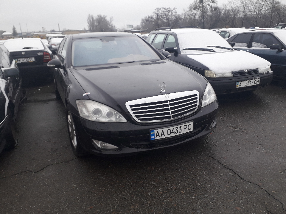 Транспортний засіб Mercedes-Benz S350, 2007 р.в., № кузова: WDD2211561A166864, ДНЗ: АА0433РС