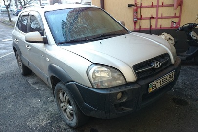 Автомобіль HYUNDAI TUCSON, 2007 р.в., днз ВС1386ВА, куз.№ KMHJN81BP7U624791, сірого кольору, бензин
