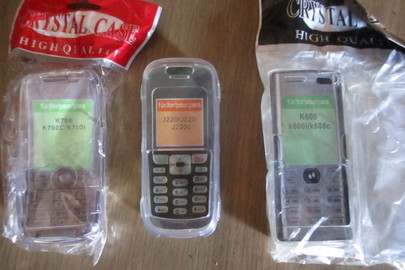 Чохли для мобільних телефонів в асортименті, з пластмаси, торгівельна марка "Crystal Case", 240 шт.