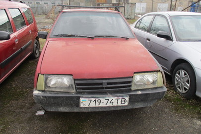 Транспортний засіб ВАЗ 2109, 1991 року випуску, червоного кольору, днз. 719-74ТВ, №куз. XTA210900M0850709