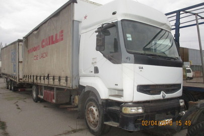 Вантажний автомобіль RENAULT PREMIUM, ДНЗ: СА9961АН, № шасі: VF622АVAOA0009741, 1998 р.в., білого кольору