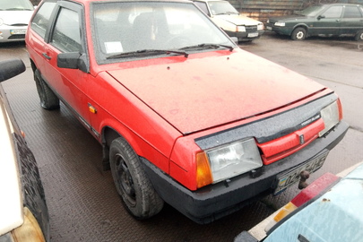 Легковий автомобіль ВАЗ 2108, державний номер 02454НЕ, 1989 року випуску, червоного кольору, кузов №ХТА210800К0466473