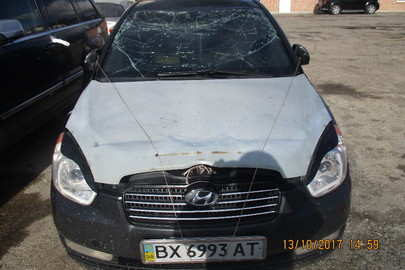 Автомобіль Hyundai Accent, 2008 р.в., д.н.:ВХ6993АТ, номер кузову: NLHCM41AP8Z121338