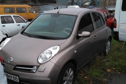 Автомобіль марки NISSAN модель MICRA, 2006 р.в., номер кузову: SJNFBAK12U2153531, державний номер: АЕ1849ВВ