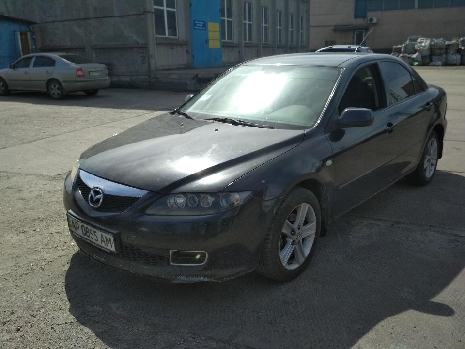 Легковий автомобіль MAZDA 6, державний номер АР0855АМ, 2006 року випуску, чорного кольору, кузов №JMZGG128261645949