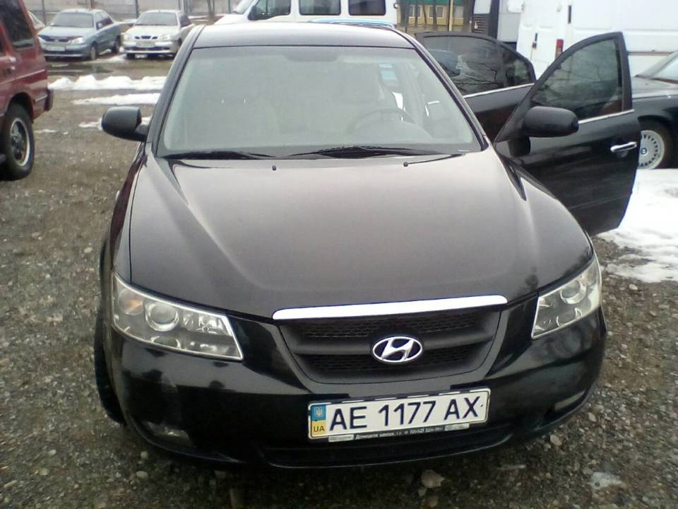 Автомобіль Hyundai Sonata 2006 р/в, АЕ1177АХ, VIN-KMHEU41CP6A157900