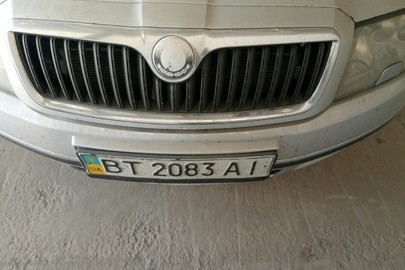 Легковий автомобіль SKODA SUPERB, 2007 р.в., ДНЗ ВТ2083АІ, номер кузову: TMBDU23U28B301157