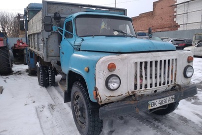 Вантажний автомобіль ГАЗ-САЗ 3507, синього кольору, реєстраційний номер ВК4850АВ, VIN/номер шасі (кузова, рами): XTH531400H1057098, 1987 року випуску