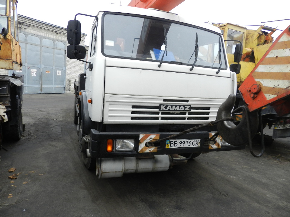 Вантажний автокран: КАМАЗ 65115, (автокран більше 20Т - С), 2013 р.в., білого кольору,  ДНЗ: ВВ9913СК, VIN: ХТС651153D1285035
