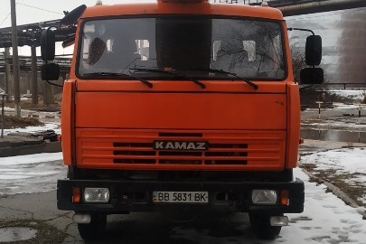 Вантажний автомобіль: КАМАЗ 43253, автопідйомник — С, 2012 р.в., помаранчевого кольору,  ДНЗ: ВВ5831ВК, VIN: ХТС432533С1262347