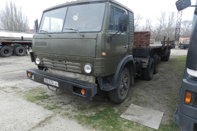 Вантажний автомобіль: КАМАЗ 5410 (вантажний сідловий тягач), 1990 р.в., зеленого кольору, ДНЗ: ВВ8230АС, VIN: ХТС541000L0227144
