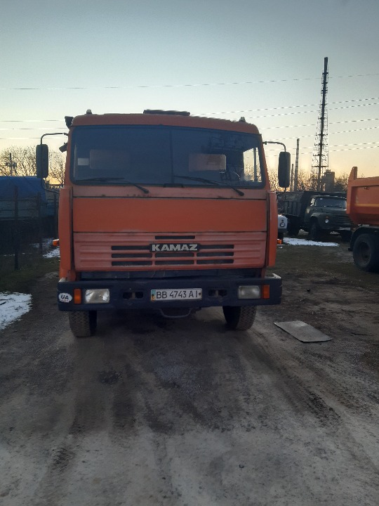 Вантажний автомобіль: КАМАЗ 65115 (самоскид), 2003 р.в., помаранчевого кольору, ДНЗ: ВВ4743АІ, VIN: Х1F65115C30001155