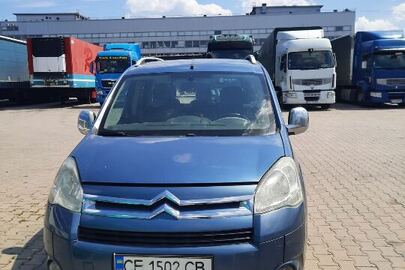 Транспортний засіб марки CITROEN, модель BERLINGO, реєстраційний номер ДНЗ СЕ1502СВ, VIN/номер шасі (кузова, рами): VF77J9HTCAJ698012, рік виробництва: 2010 