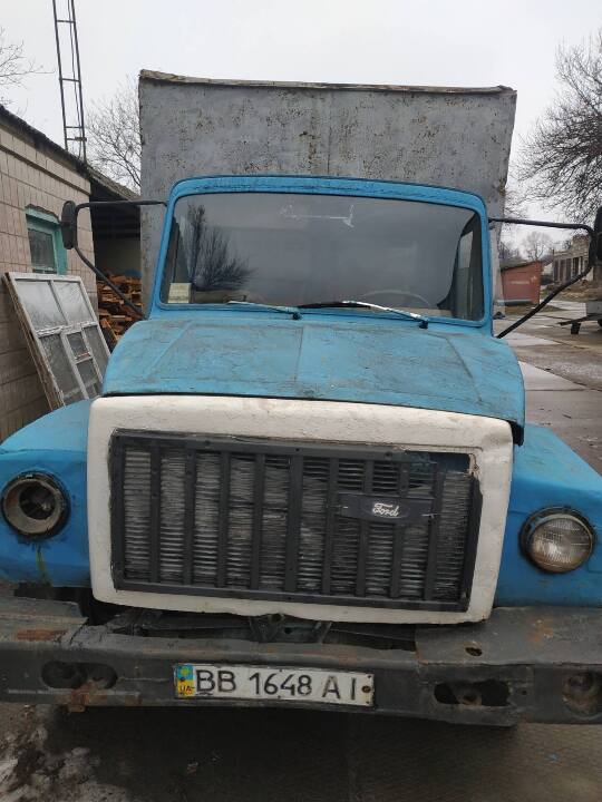 Вантажний автомобіль: ГАЗ 3307СПГ (фургон), 1992 р.в., синього кольору, ДНЗ: ВВ1648АІ, VIN: ХТН330700N1422438
