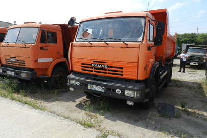Вантажний автомобіль: КАМАЗ 65115, (самоскид), помаранчевого кольору, державний номер ВВ3709СМ, 2013 р. в., VIN - ХТС651153D1286842