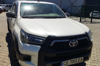 Вантажний автомобіль TOYOTA, модель: HILUX, реєстраційний № CE7002EA, шасі MR0BA3CD800136688, 2021 року випуску, білого кольору