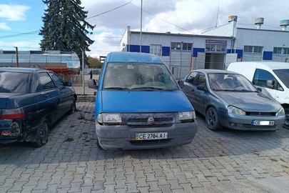 Легковий автомобіль FIAT, модель: SCUDO, номер державної реєстрації: СЕ2784АІ, 2000 року випуску, номер шасі (кузова, рами): ZFA22000012683338, колір: синій