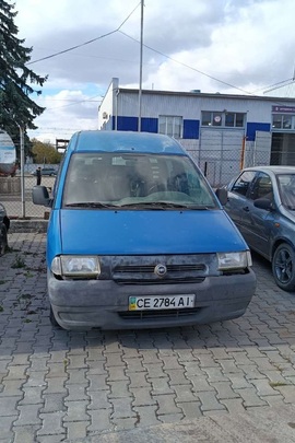 Легковий автомобіль FIAT, модель: SCUDO, номер державної реєстрації: СЕ2784АІ, 2000 року випуску, номер шасі (кузова, рами): ZFA22000012683338, колір: синій