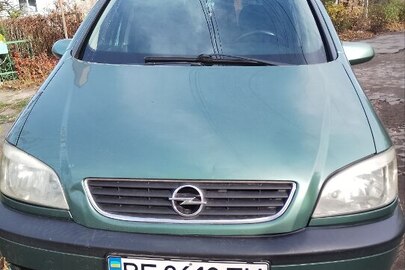  Автомобіль  марки Opel, модель Zafira, легковий, рік виробництва 1999,VIN:W0L0TGF75Y2037610, колір зелений, номерний знак ВЕ8618ЕН