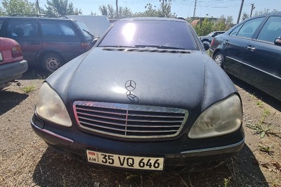 Транспортний засіб марки Mercedes-Benz, модель S500, реєстраційний номер 35VQ646, № кузова: WDB2200751A230469, 2001 року випуску
