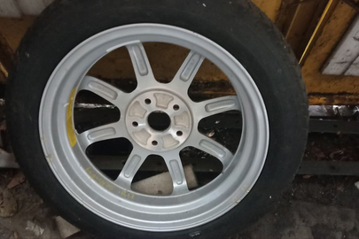 Запасна частина до авто: запасне колесо (неповнорозмірне легкосплавне) в зборі TI55/70/D17 у кількості 1 шт., бувше у використанні