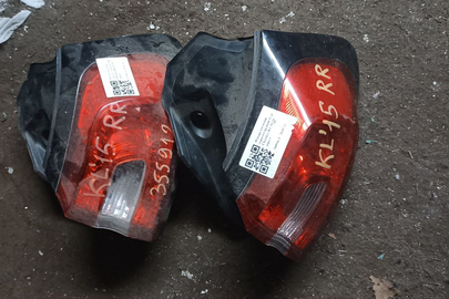 Запасні частини до авто: задній ліхтар в асортименті загальною кількістю 7 шт., бувше у використанні