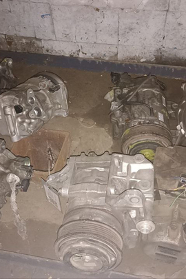 Запасні частини до авто: компресор кондиціонера в асортименті у загальній кількості 12 шт., бувше у використанні
