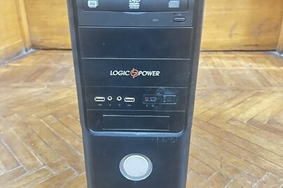 Конфіскація майна за рішенням суду: системний блок чорного кольору із написом на передній панелі "LOJICPOWER", б/в