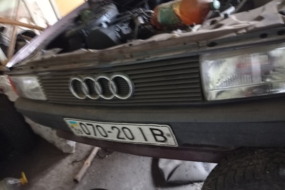 Колісний транспортний засіб марки AUDI 80, 1986 року випуску номер кузова WAUZZZ81ZFA025807 д.н.з 070-20ІВ 