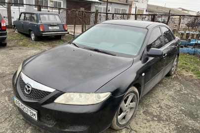 Транспортний засіб - автомобіль марки MAZDA, модель 6, шасі (кузов, рама) JM7GG32F651173400, 2005 року випуску, категорія - ЛЕГКОВИЙ, колір – ЧОРНИЙ, реєстраційний номер АВ3257ВМ