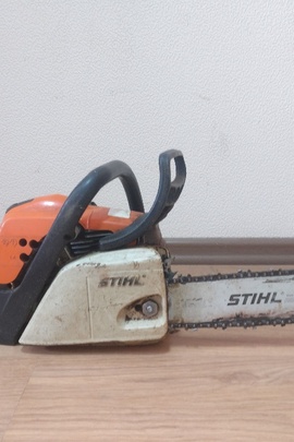 Конфісковане майно за рішенням суду: бензопила марки «Stihl MS 211/С", стан б/в