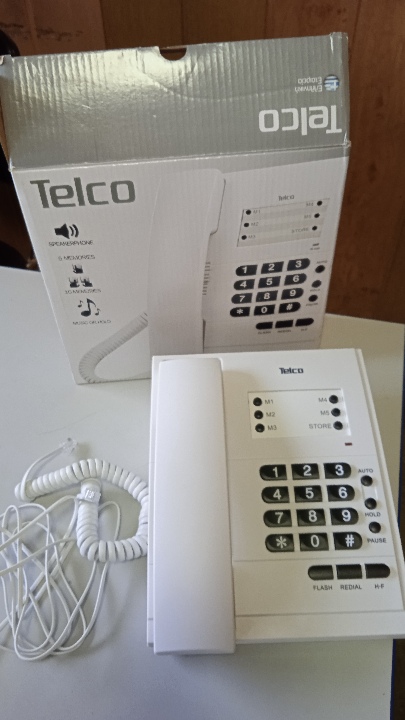 Кнопковий дротовий телефон марки Telco, модель ТМ-РА 148